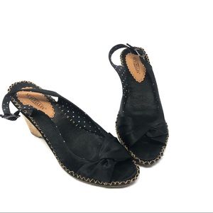 Seychelles Singapore Satin Slingbacks Cork 314.48